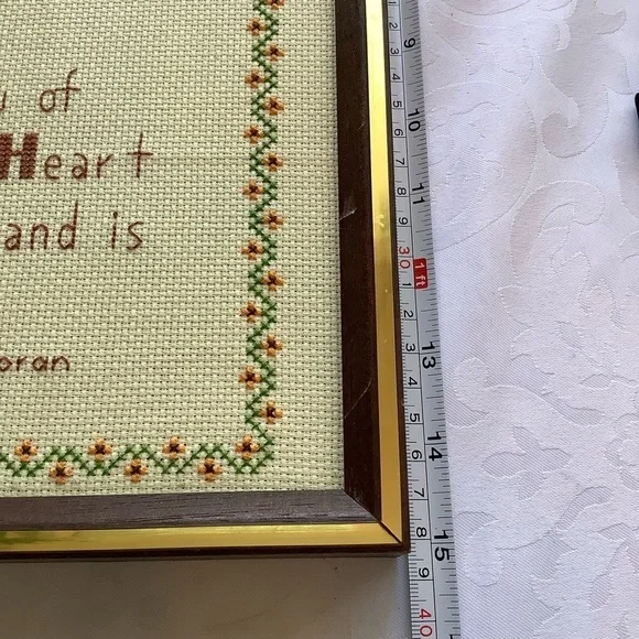 Inspirational Friendship Embroidered Saying Gibran - Picture 6 of 6